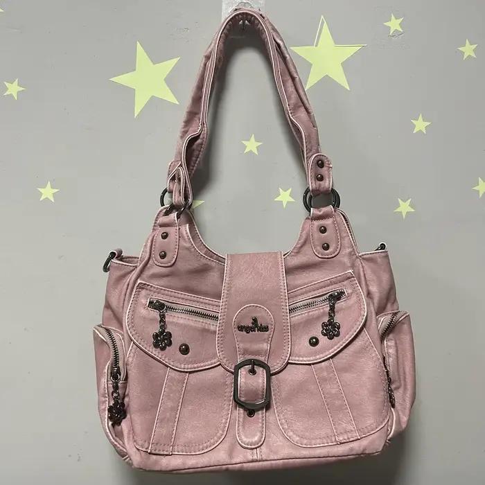 Sacs à main vintage pour femmes en PU, sacs à bandoulière, sacs fourre-tout, sacs à main à poignée s