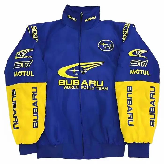 Combinaison de course brodée Subaru F1 sport, veste de cyclisme en plein air à manches longues, vest