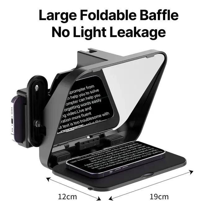 Ulanzi RT02 téléprompteur Portable Mini téléprompteur pour tablettes appareil photo reflex numérique