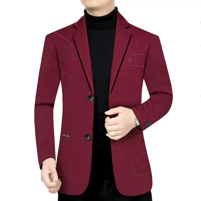 Les vestes de costume décontractées haut de gamme pour hommes pour le printemps et l'automne sont po