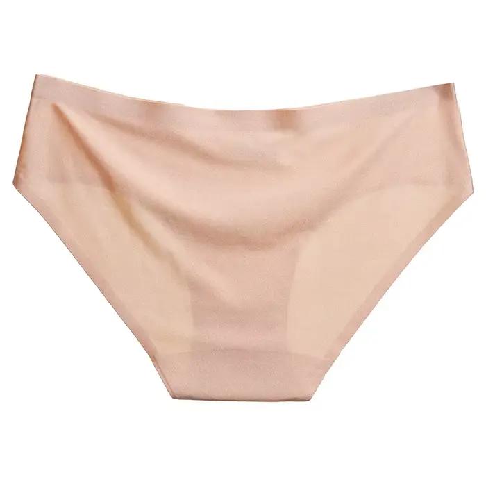 Culotte Femme Sexy Solide Sans Couture Sous-Vetements Féminins Taille Basse Élastique Slips Respirants Pour Dames Calecons Doux Lingerie Occasions Spéciales