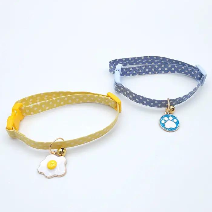 Collier réglable pour animaux de compagnie, avec cloche, pour petit chien, pendentif mignon, accesso