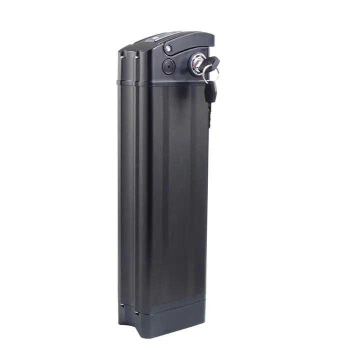 Velobecane Velo electric fatbike pliant neige pliant Ebike 36V 13Ah 15Ah 17.5Ah 21Ah argent poisson pliable Ebike Batteries