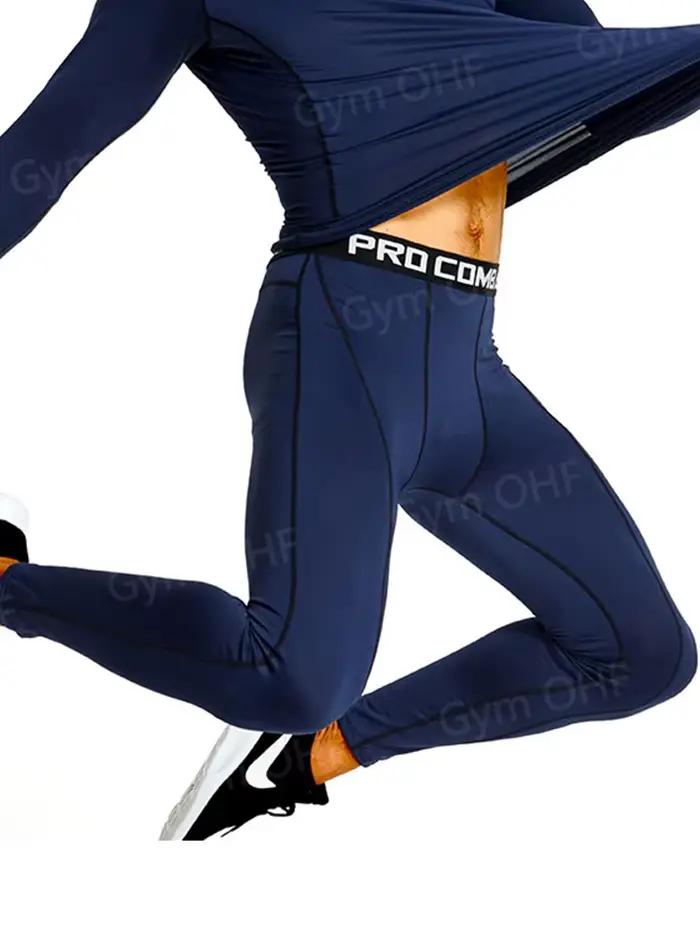 Collants de course hommes Shorts sport Leggings pantalons de Compression Jogging Fitness gymnase pan