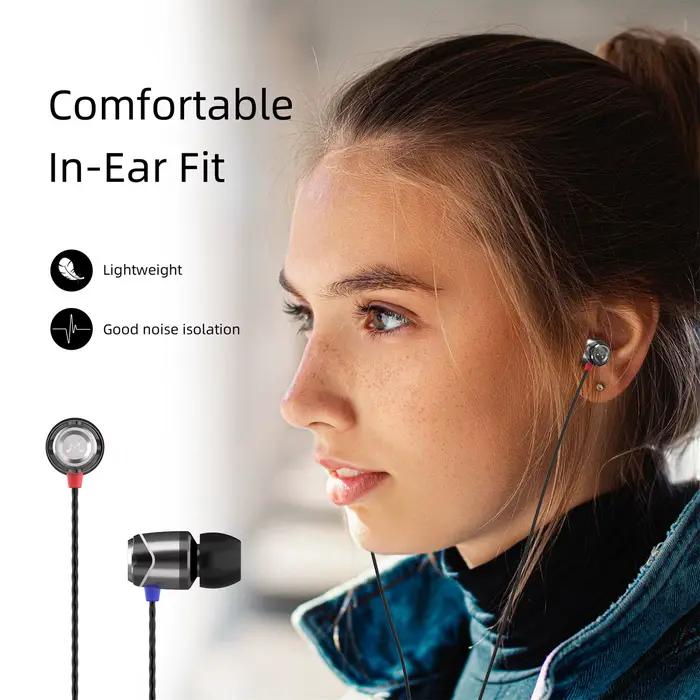 SoundMAGIC – écouteurs intra-auriculaires filaires E10, oreillettes filaires, basses puissantes, sté