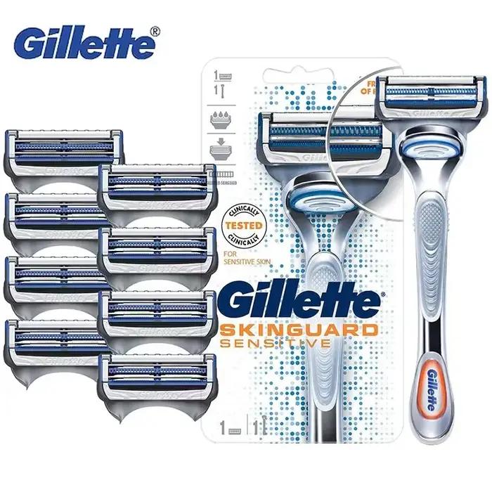 Rasoir Gillette SkinGuard, rasoir pour homme, lames confortables à deux couches, plus adaptées aux p