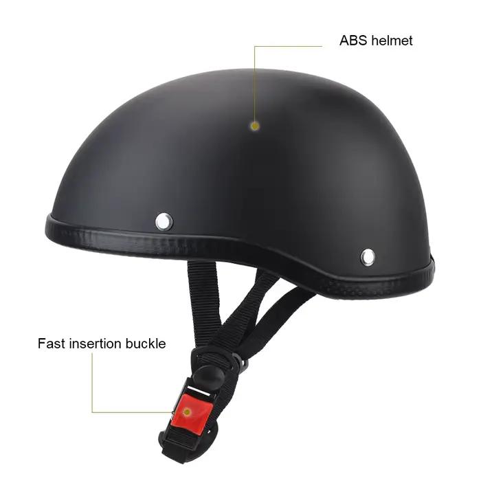 Casque de moto ultraléger unisexe rétro Vintage casque de sécurité cyclisme demi-visage casque de vélo vtt
