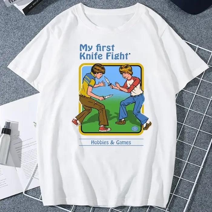 Classique Vintage années 90 t-shirt femmes hommes Grim Evil série hauts nostalgie effrayant Alien su