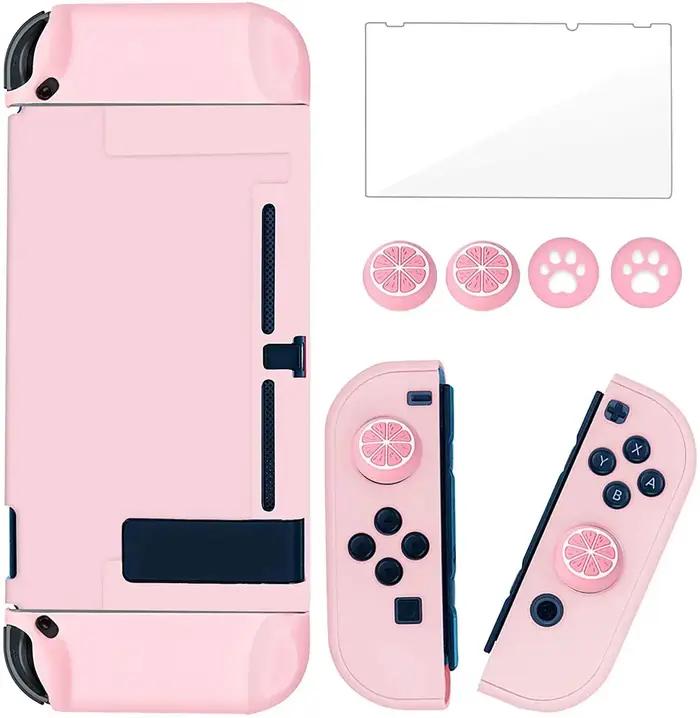 Pour Nintendo Switch Dockable Switch housse de protection JoyCon contrôleurs avec protecteur d'écran