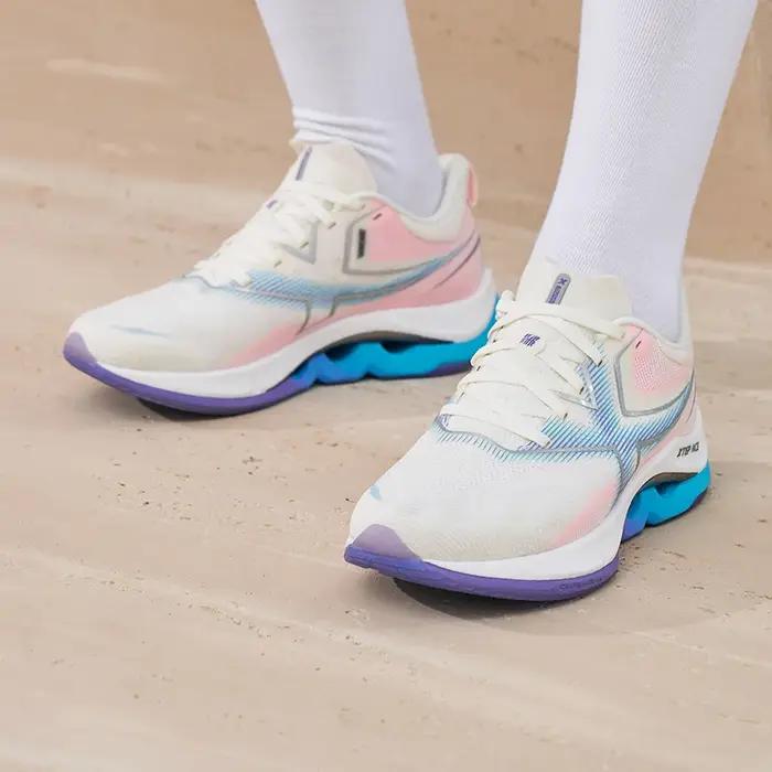 Xtep chaussures de course pour femmes automne chaussures de sport confortables coussin léger respira