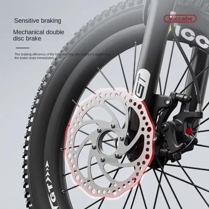 Vélos de montagne à vitesse variable pour adultes et enfants adolescents collégiens filles garçons dimensions 20 pouces探险骑行山地车适用于成人和儿童青少年初中女生男孩尺寸20英寸