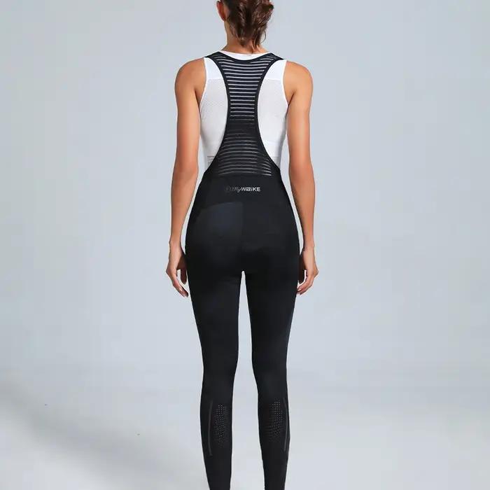 YKYWBIKE pantalon bavoir de cyclisme pour femmes collants de cyclisme avec coussinet 3D Coolmax 2 p