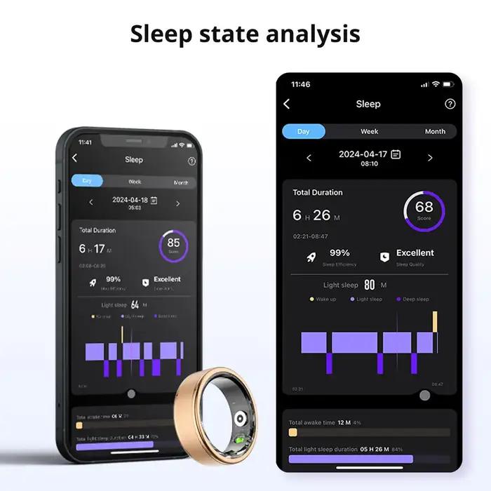 COLMI-Anneau intelligent R03 pour hommes et femmes, autonomie de la batterie 39 jours, moniteur de s