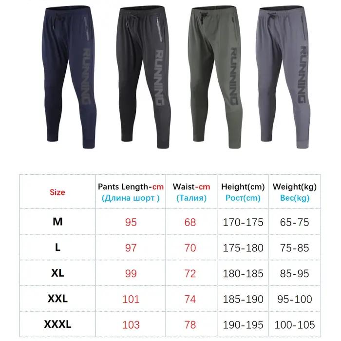 Pantalon survêtement gym homme fitness mince ajusté séchage rapide course entraînement moderne pour hommes