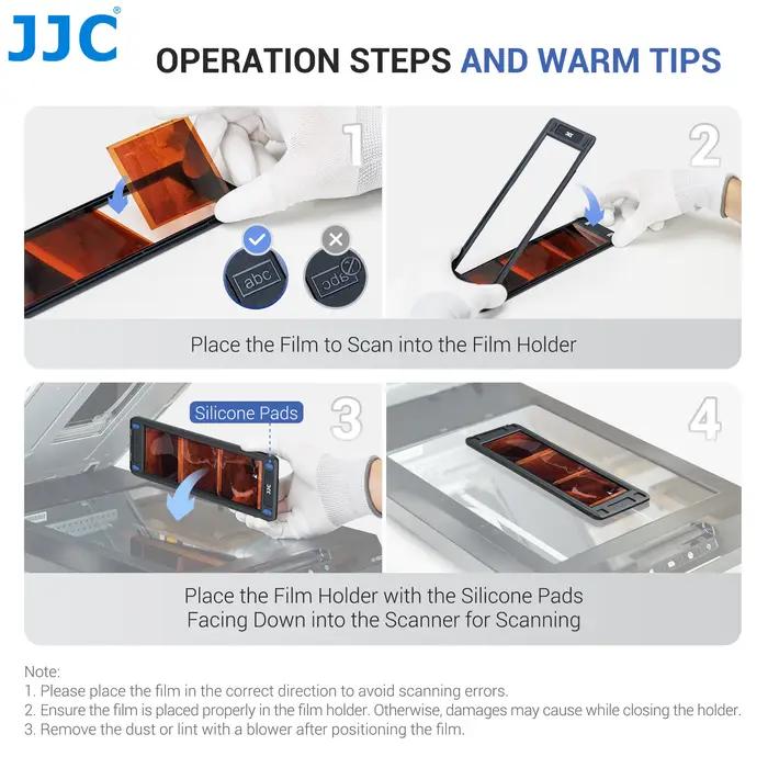 JJC – support coulissant pour Film 35mm/120, bande de Film négatives de 35mm pour copieur, Clip de m