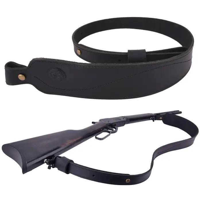 Sangle de fusil en cuir vintage réglable, odorde chasse, sangles initiées