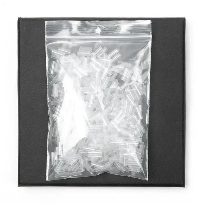 Tubes thermorétractables pour Extensions de cheveux, 500 pièces, sans adhésif, accessoires pour chev