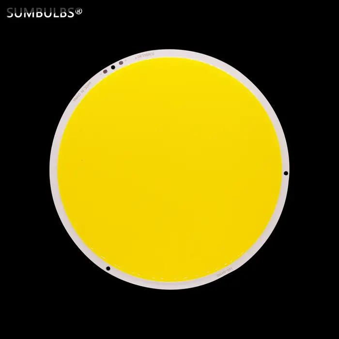 SUMBcorde BS-Puce de lampe blanche froide chaude à haute luminosité, grand soleil, 160mm, rond, gran