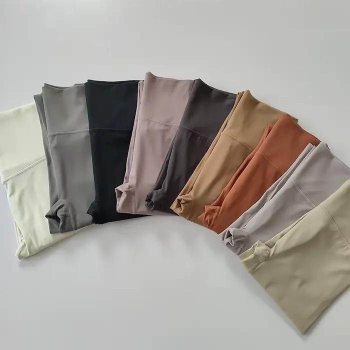 Leggings de fitness à sensation nue pour femmes, pantalons de yoga d'entraînement doux, collants de
