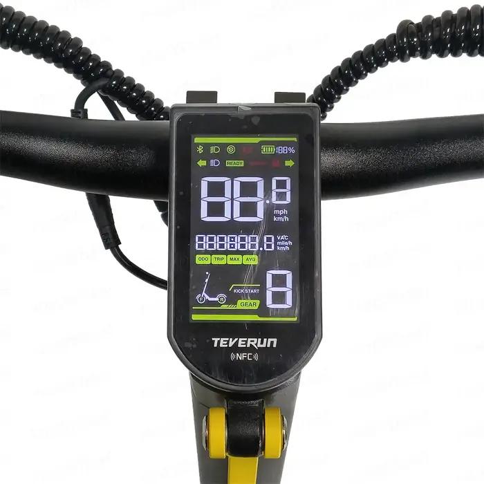 Scooter Electrique Teverun Lame Mini Ultra V4 Batterie Haute Capacité Ecran LCD Freinage Efficace Autonomie 100Km Occasions Speciales Pour Adultes