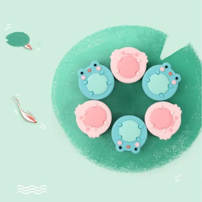 Capuchon de poignée de bâton de pouce grenouille renard chat, housse de protection pour Nintendo Swi