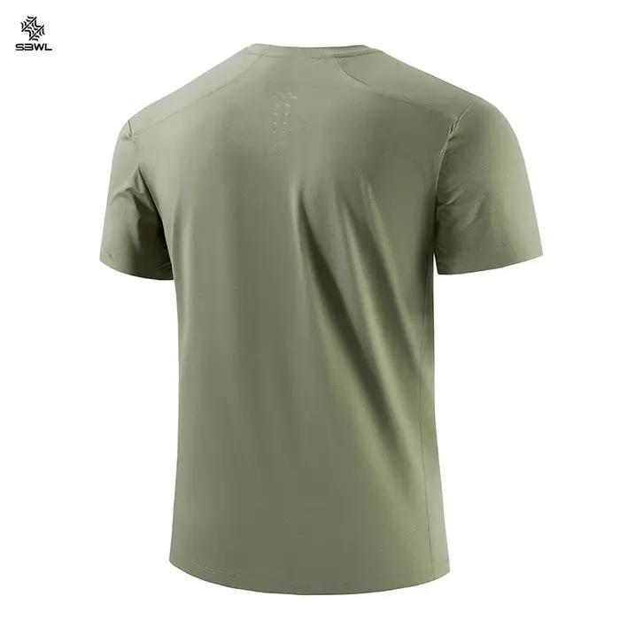 SBWL-T-shirt de randonnée en plein air pour homme, t-shirts de course à pied, perte de poids, fitnes