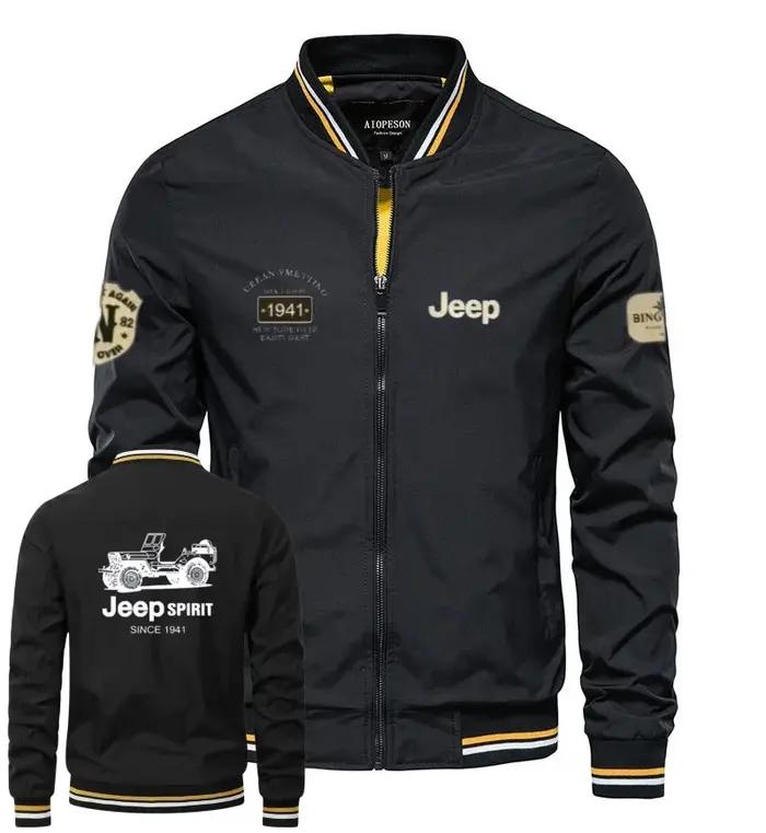 Nouvelles vestes à col de baseball Jeep 2026 de haute qualité pour le printemps et l'automne, hauts