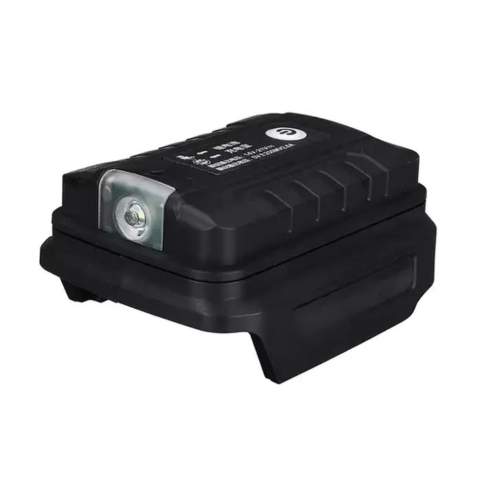 Adaptateur lampe de travail LED pour batterie Li-on Makita 14.4V/18V BL1830 BL1430 BL1850 convertiss