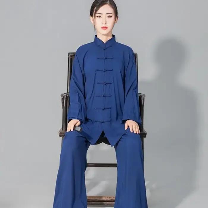 Uniforme chinois Tai Chi pour enfants et adultes, Wushu, vêtements Kung Fu, Arts martiaux, costume W