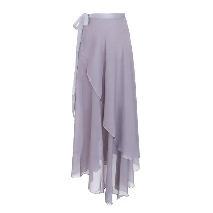 TOVEKIN adultes longues jupes de ballet en mousseline de soie femmes lyrique robe de ballet douce no