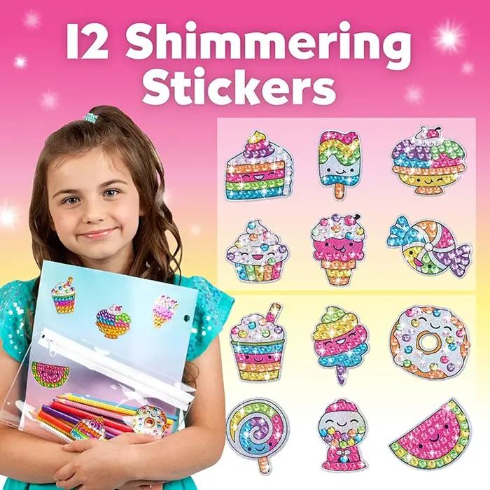12 créer une grande gemme diamant peinture autocollant Kit Art artisanat filles garçons licorne Anim