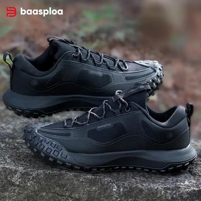 Chaussures de randonnée Baasploa homme - Haute qualité imperméables antidérapantes confortables pour trekking et escalade