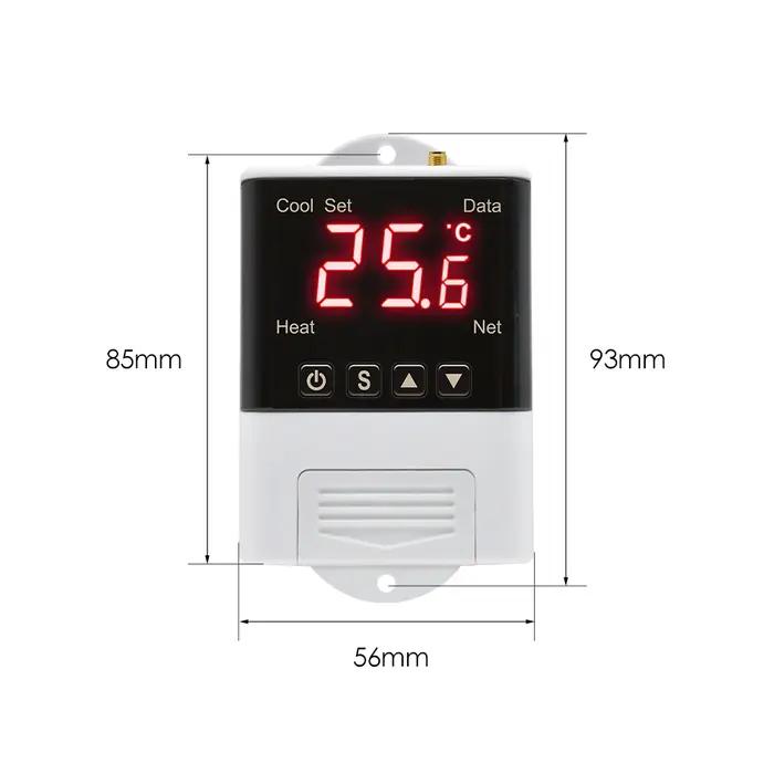 Thermostat Wifi, hygrostat numérique 12V 110V 220V, régulateur de température et d'humidité, incubat