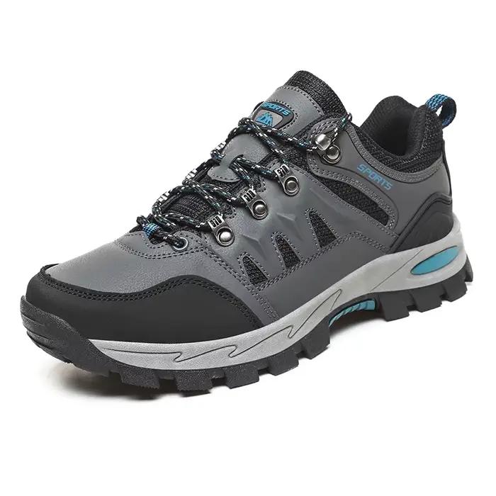 Chaussures randonnée HIKEUP homme femme cuir baskets couple qualité trekking automne hiver