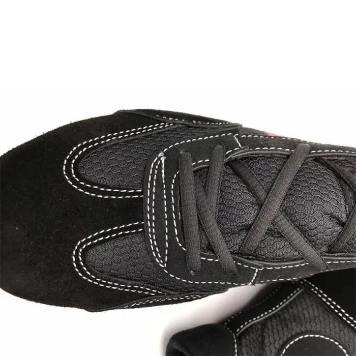 Chaussures de boxe professionnelles en cuir à fond souple, chaussures Worcestershire Ling d'intérieu