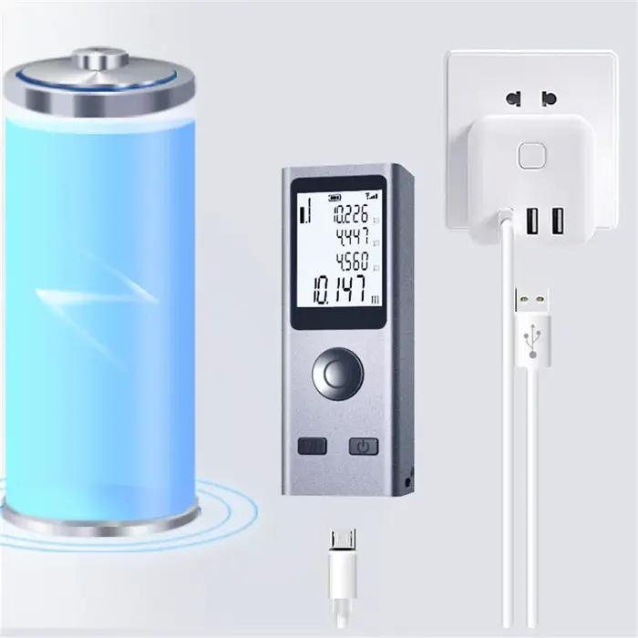 Télémètre Laser Intelligent, télémètre Laser numérique, 30M, Mini distancemètre portable Rechargeabl