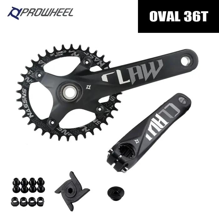 Prowheel-Pédalier Hollowtech VTT, Manivelle commencerBCD, 170mm, 175mm, Vélo Intégré, 32 T, 34 T, 36