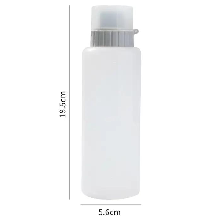 Bouteille à presser pour condiments, 350ml, 5 trous, bouteille de moutarde pour Ketchup de cuisine,