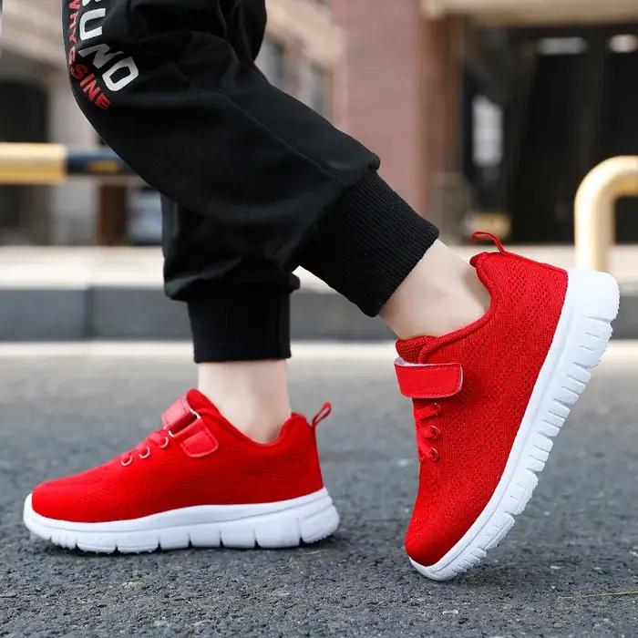 Baskets en maille respirantes pour enfants, chaussures de course, sports de plein air, décontracté,