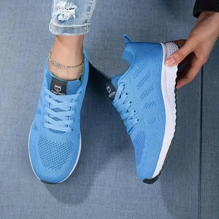 Chaussures de course femmes baskets respirantes luxe - Sport mode été léger basket-ball tennis