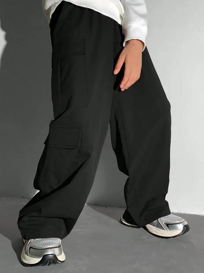 Pantalons pour garçons, salopettes, style multi-poches, taille grande et moyenne pour enfants, adapt