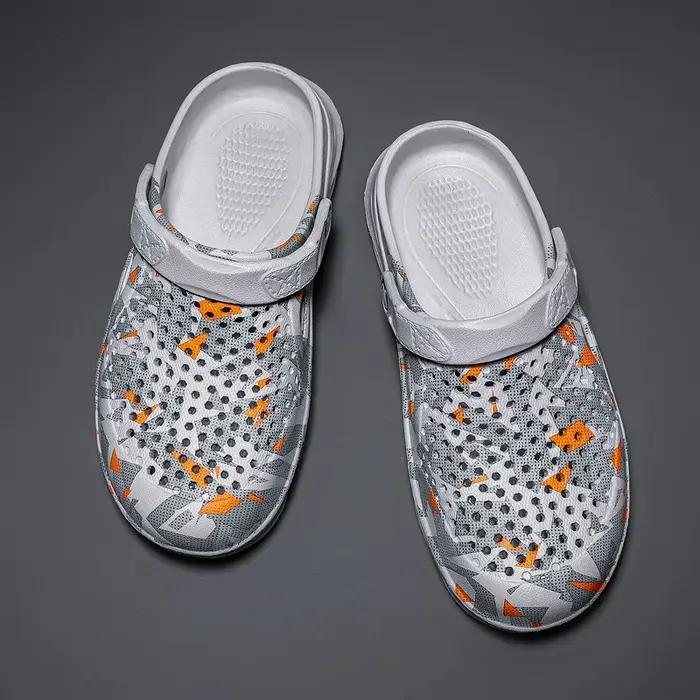 Sandales d'été pour hommes, chaussures d'eau légères EVA, pantoufles unisexes pour l'été, pantoufles