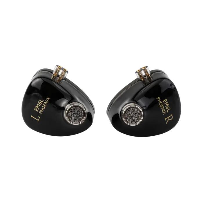 SIMGOT-Écouteurs intra-auriculaires à pilote hybride EM6L 1esse + 4BA, oreillettes HiFi IEM avec poi