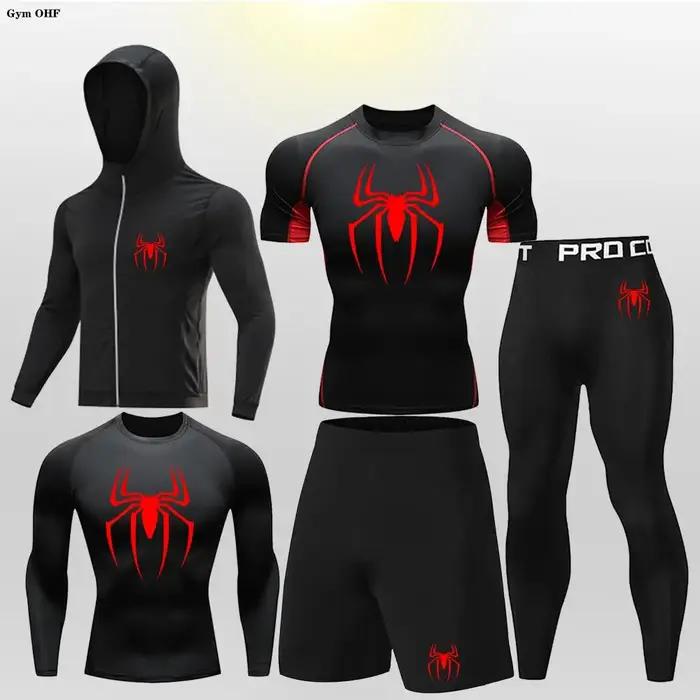 2099 Spider super-héros combinaison de Compression enfants Rashguard Jiu Jitsu Fitness maillots de b