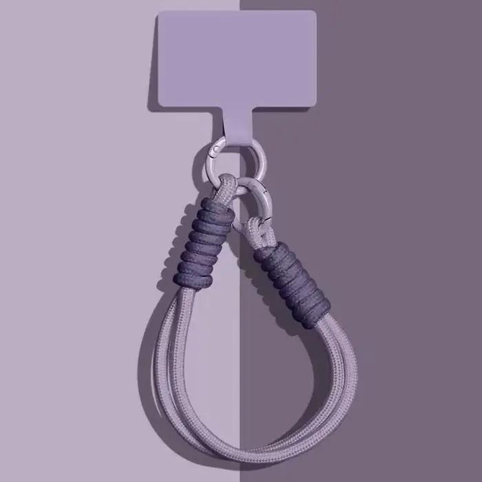 Breloques de téléphone portable tissées à la main, étui universel, lanière de poignet, Sports de ple