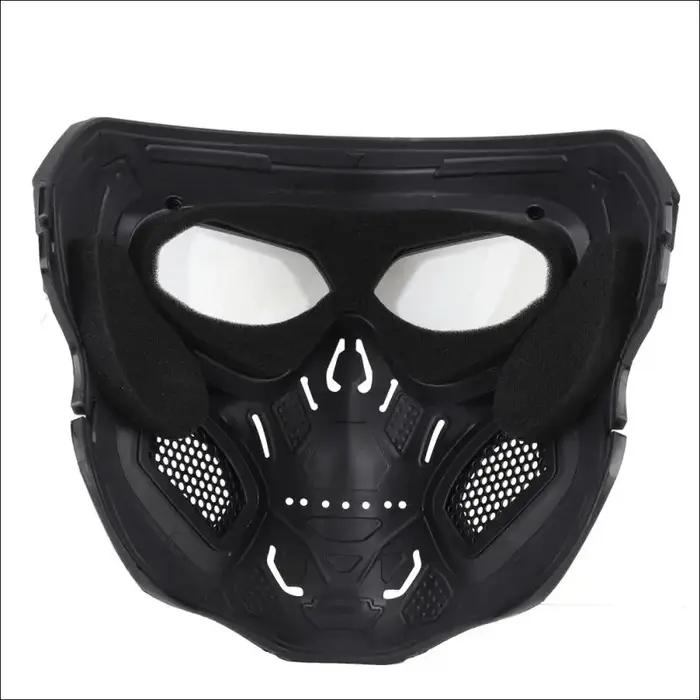 Cyclisme lunettes colorées moto crâne squelette masque coupe-vent masque complet Paintball jeu tacti