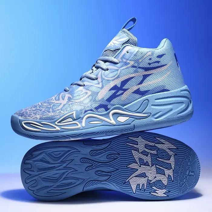 Hommes chaussures de sport légères chaussures de basket-ball en plein air unisexe respirant athlétiq
