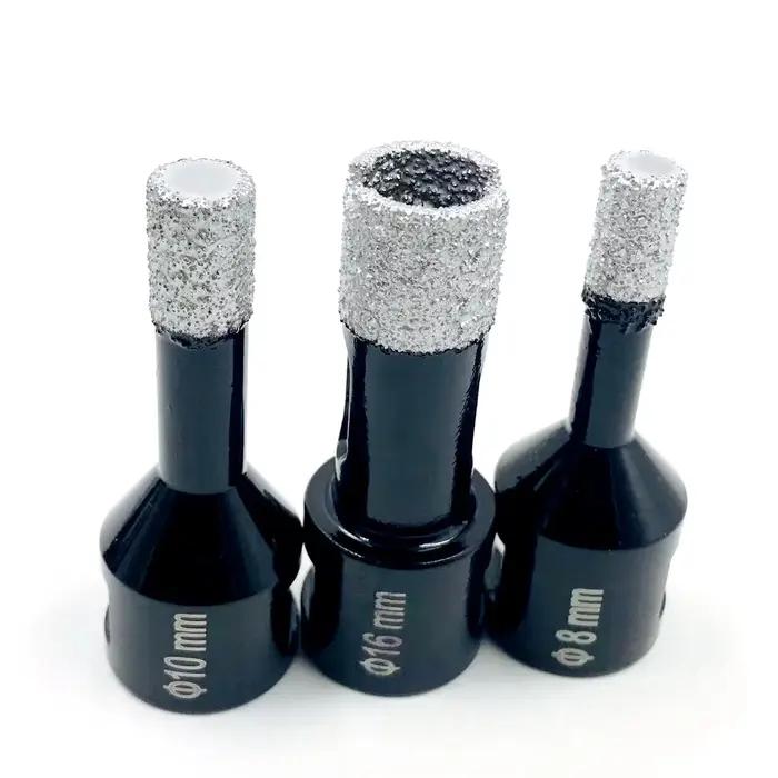 Mèches de perçage diamantées à sec, 1 pièce, coupe-trou pour carrelage en céramique, forets pour gra