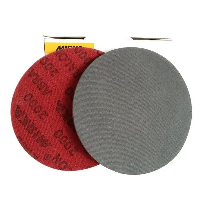 Mirka Abralon 6 pouces éponge Sangding disque 8A-241 mousse crochet et boucle papier de verre rond 1