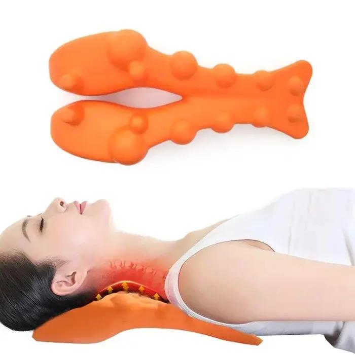 Dispositif de Traction cervicale, civière de cou, masseur pour civière de cou et d'épaule, outil de